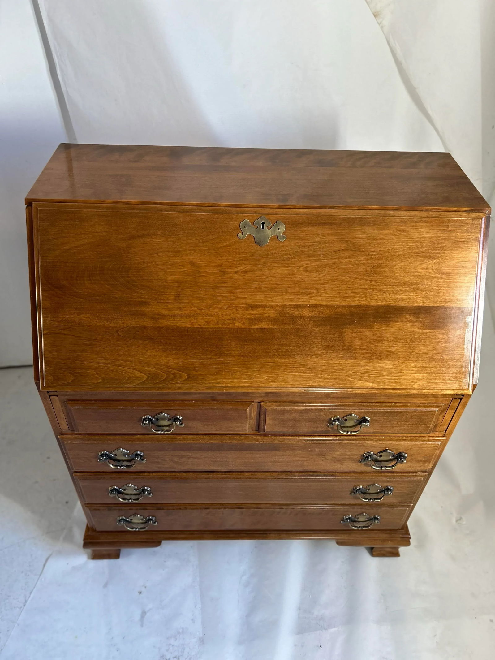 Vintage Ethan Allen Maple Hardwood Secretary - 5