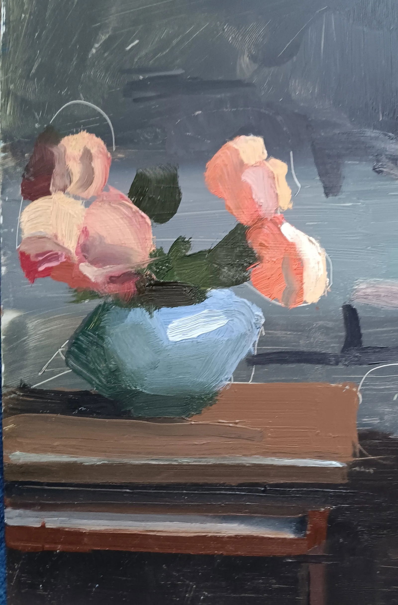 Nude on a Green Couch Original Oil Painting by David Beynon Pena - 6