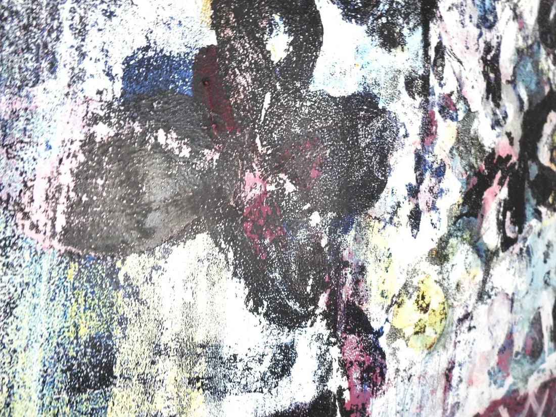 Louis Gutierrez Mid-Century Modernism Flowers Still Life Painting - 9