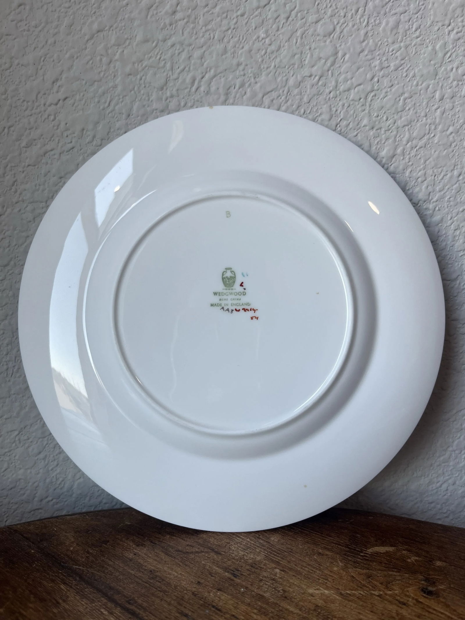 Wedgwood England Florentine Turquoise Salad Plates- Set of 9 - 11