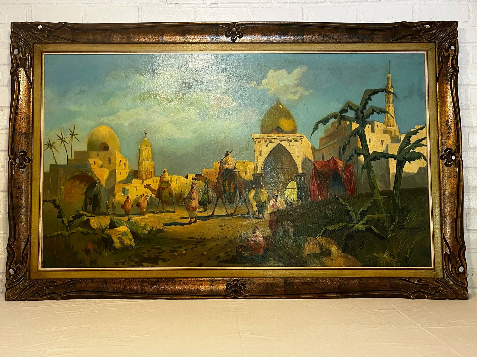 Vintage Orientalist Painting - 10