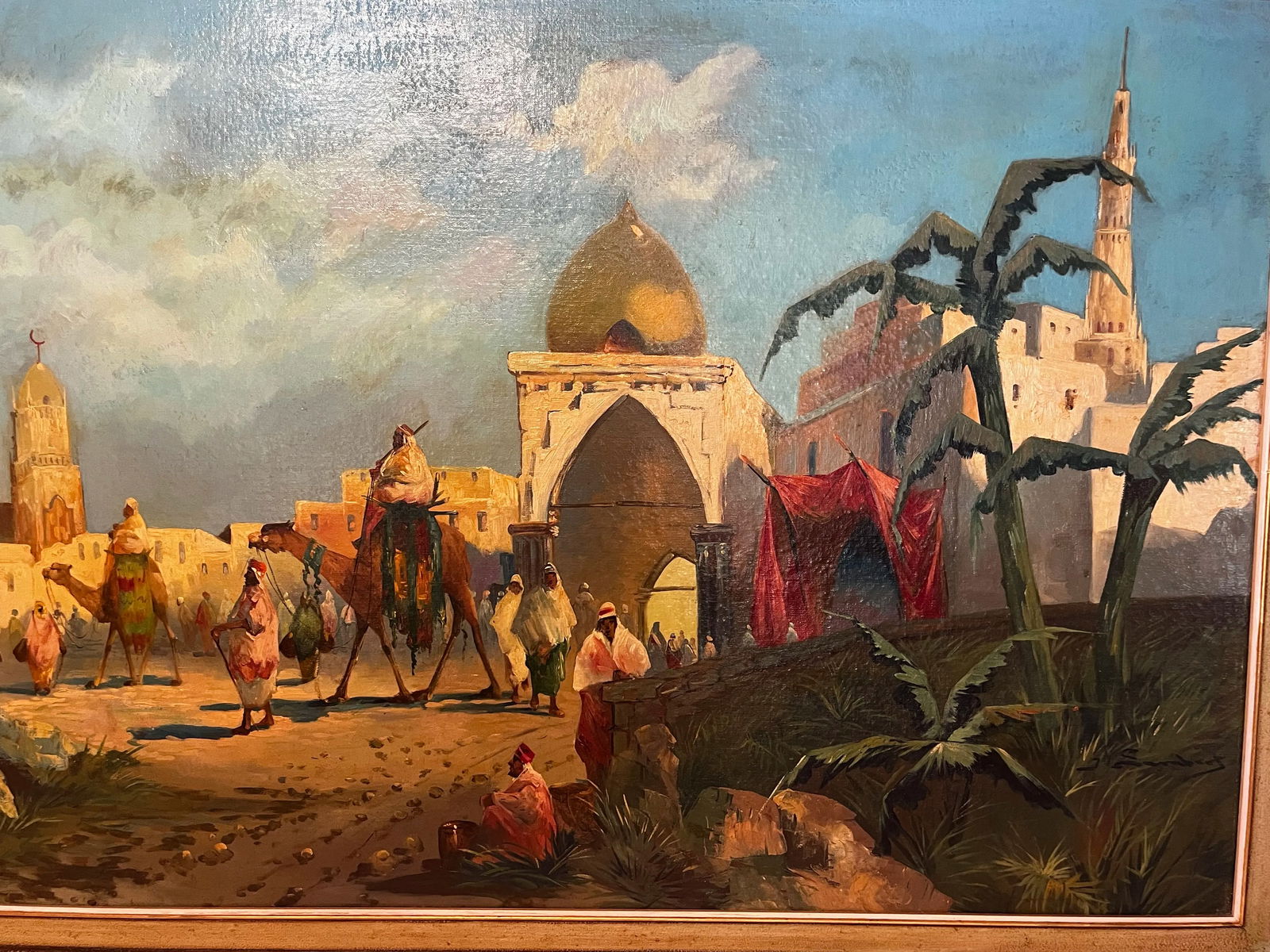 Vintage Orientalist Painting - 3