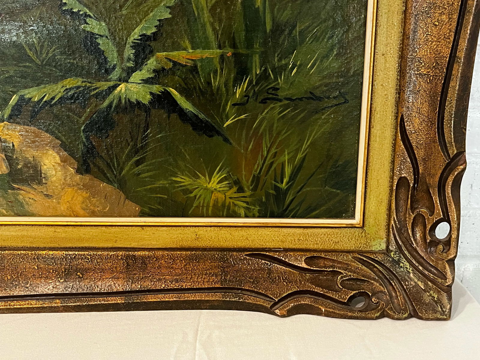 Vintage Orientalist Painting - 7