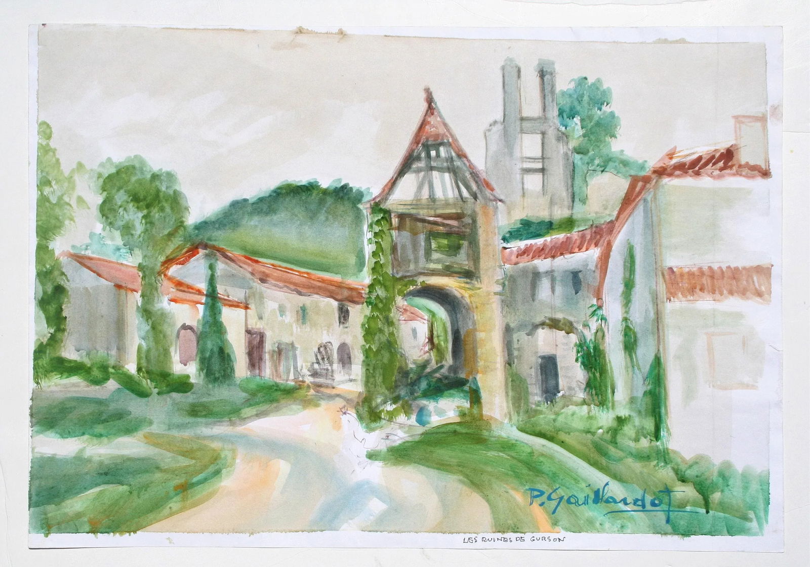 Les Ruines Du Gurson, P. Gaillardot, 1950s - 6