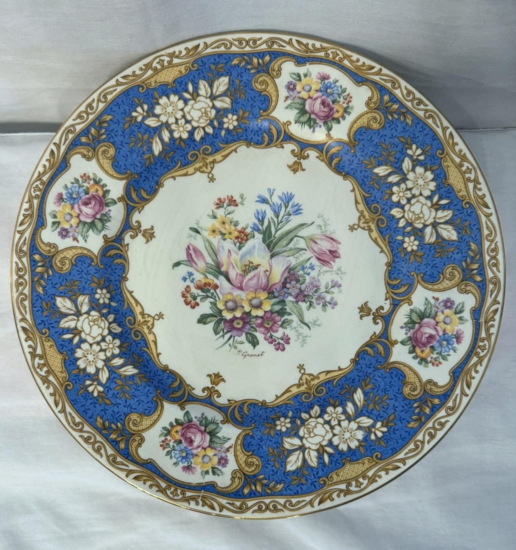 Early 20th Century Myott Dinner Plates - Set of 12 - 6