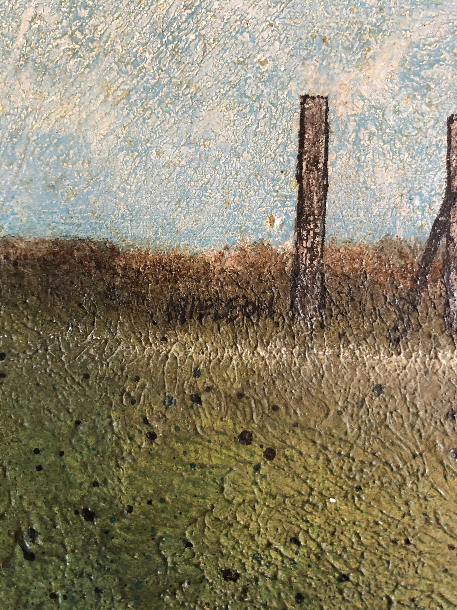 Regional Landscape Painting of the Skull Valley Train Station - 3