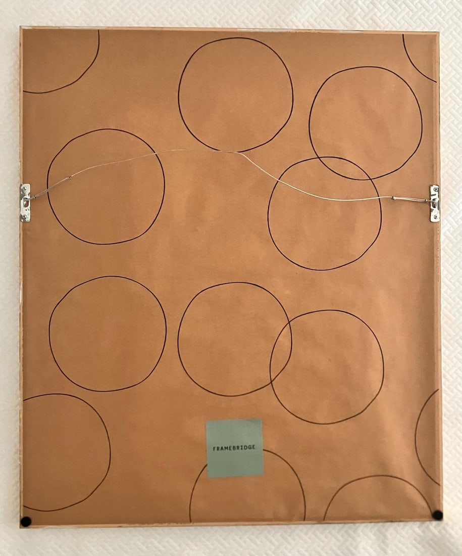 Cockatoo Bird Print in Gold Faux Bamboo Frame - 2