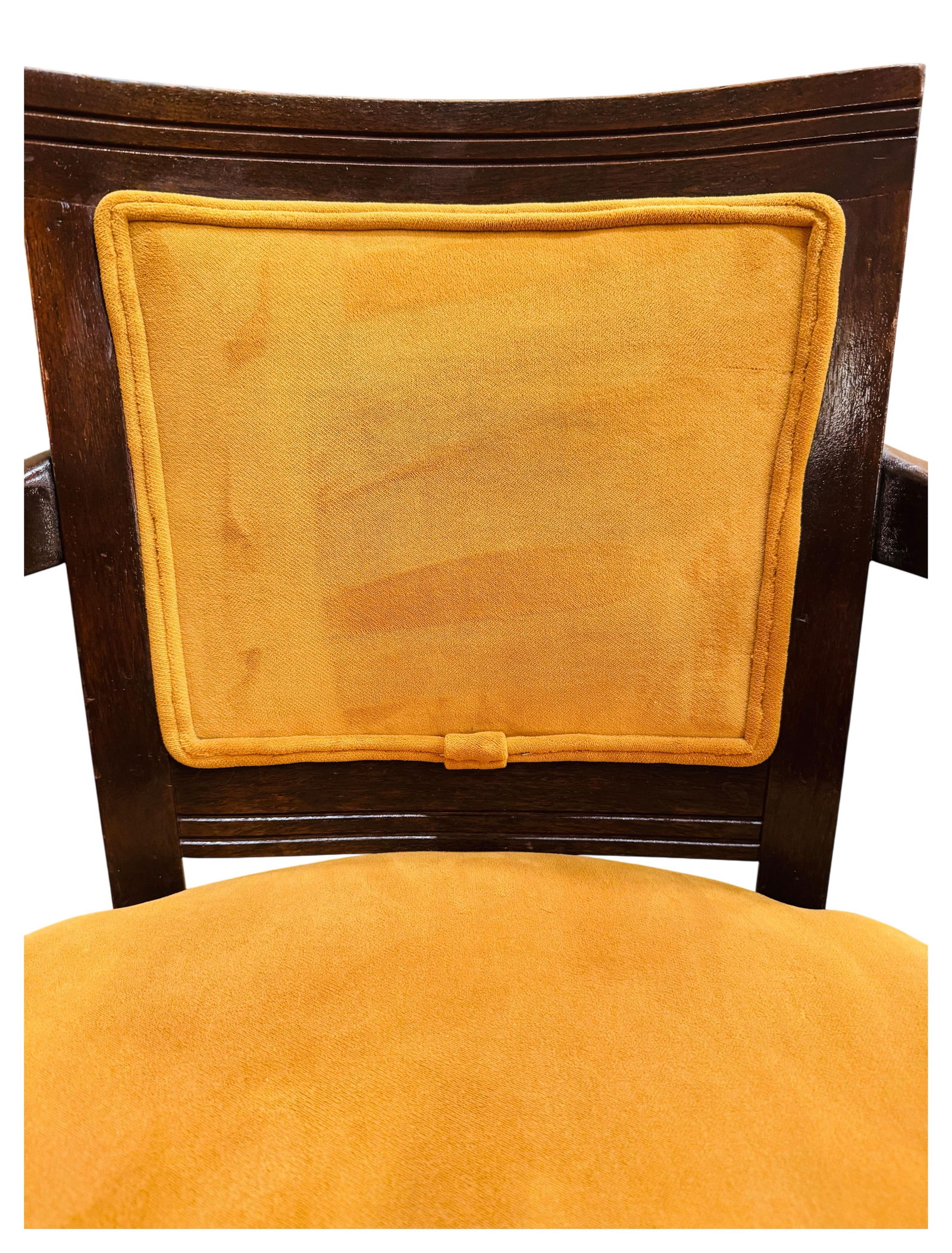 Mid 20th Century Mid-Century Modern Mahogany Upholstered Arm Chairs, a Pair - 9