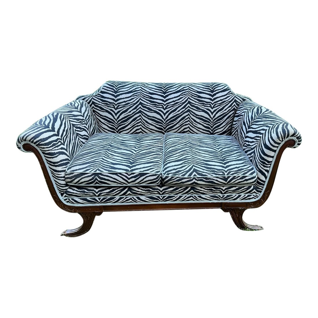 Antique Traditional Style Loveseat (1 of 5)