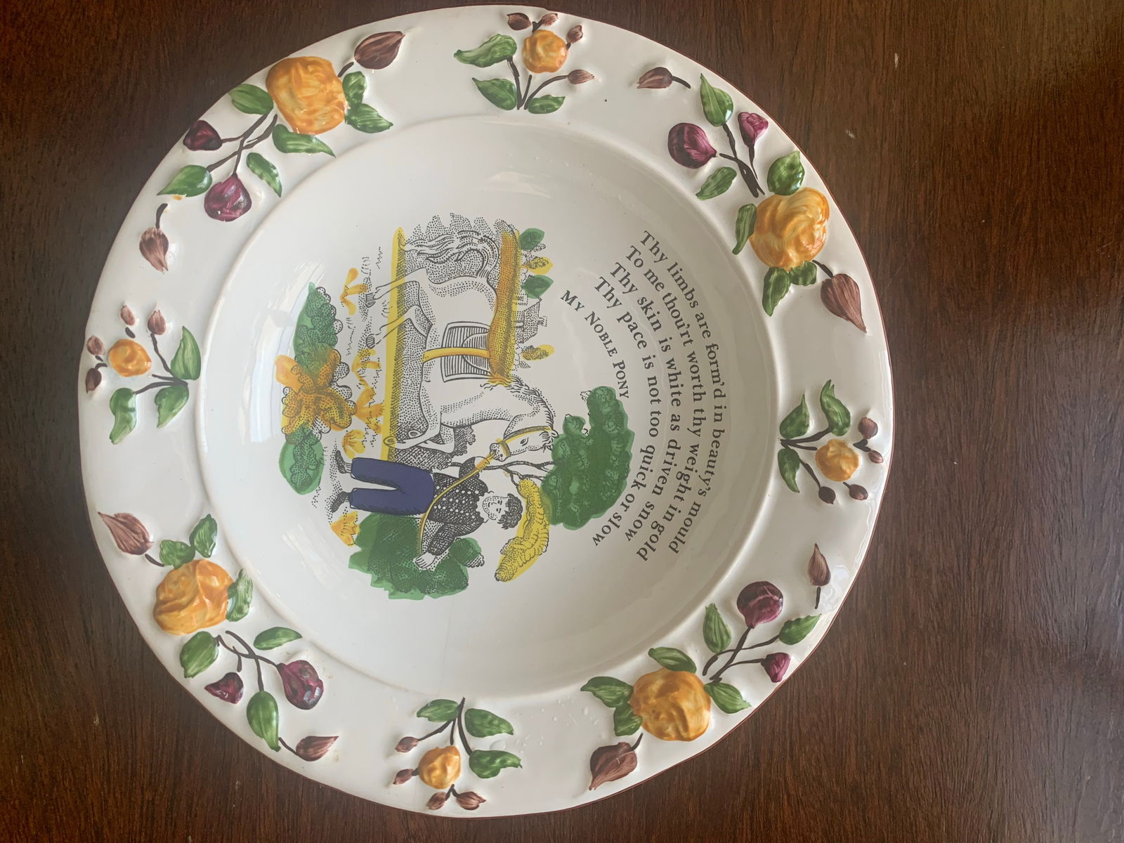 1990s Mottahedeh English Humor Dish - 2
