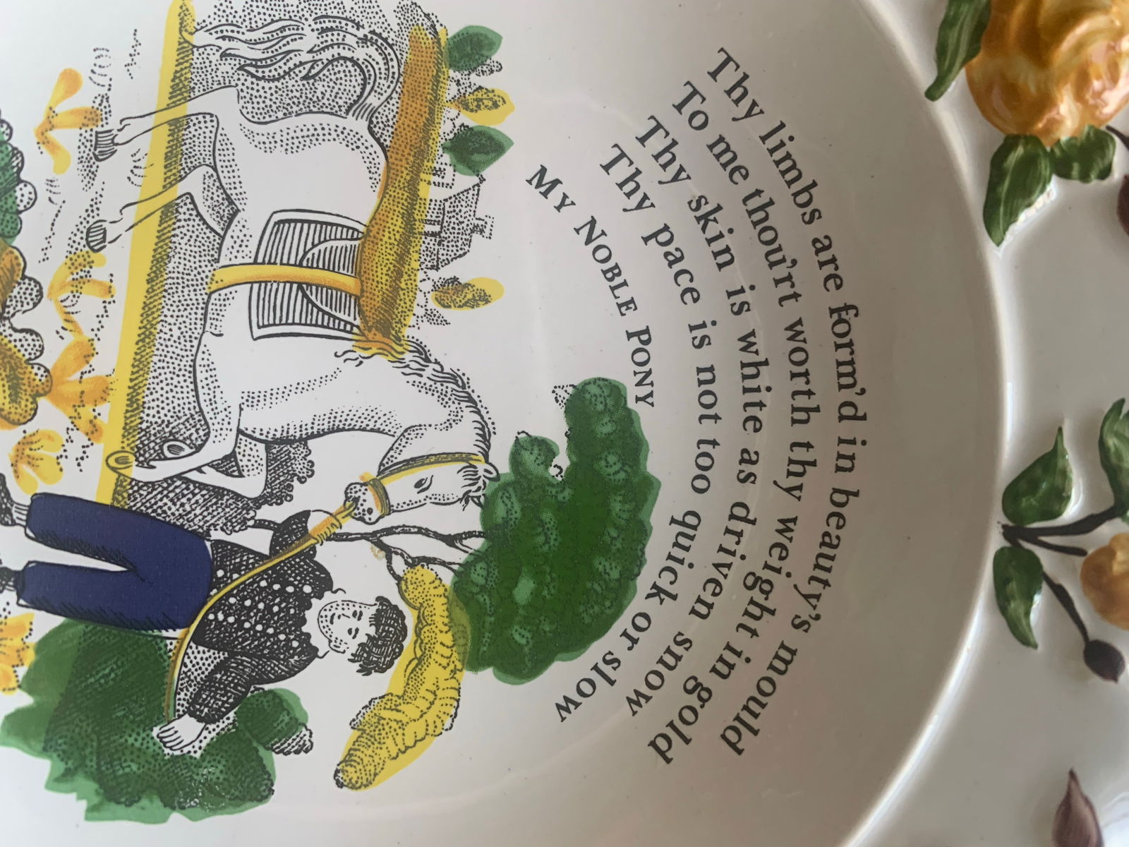 1990s Mottahedeh English Humor Dish - 4