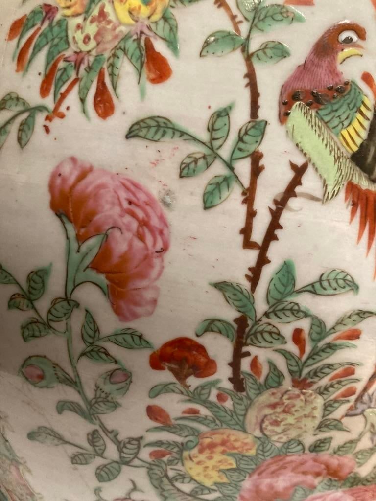 Antique Canton Famille Rose Planter - 3