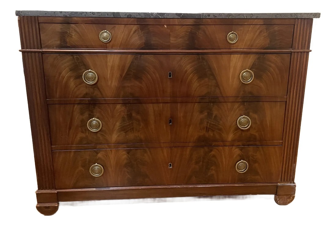 Empire Chest of Drawers Circa 1835-1845 (1 of 7)