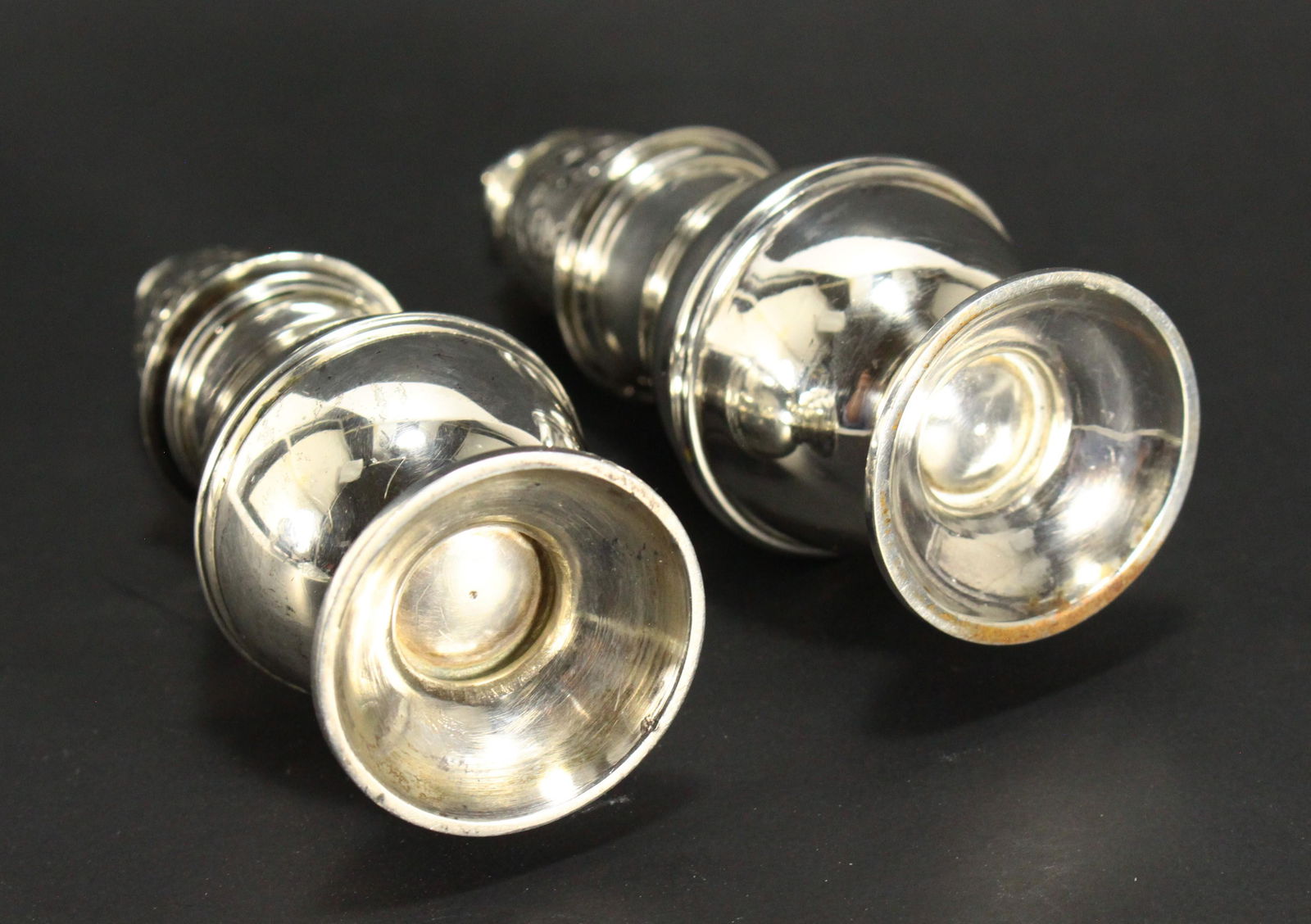 1929-1938 London Pair of Sterling Silver Casters Muffineers, Thomas Edward Rawlings, Maker - 12