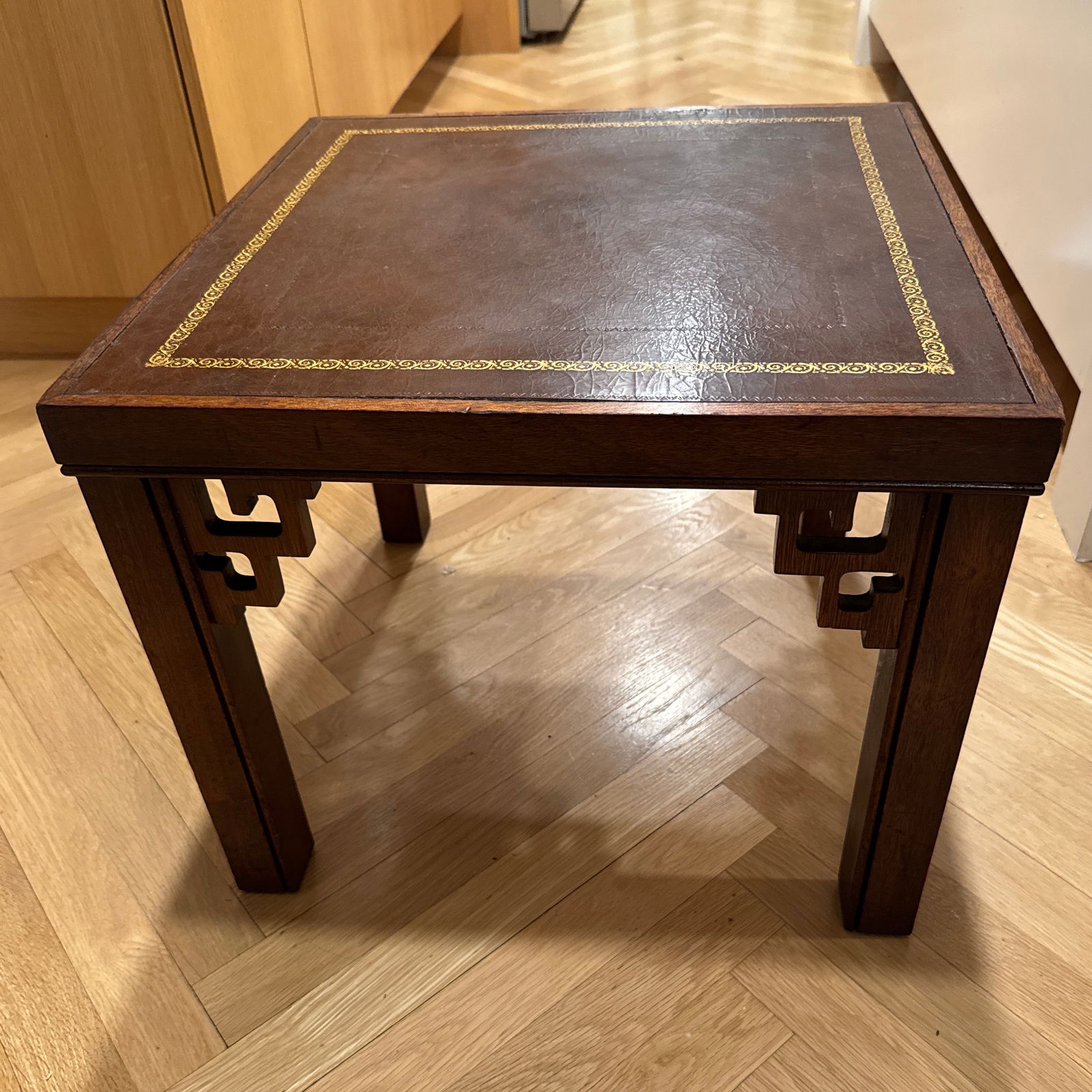 Mahogany Chinoiserie Side Tables With Gold Inlay, a Pair - 12