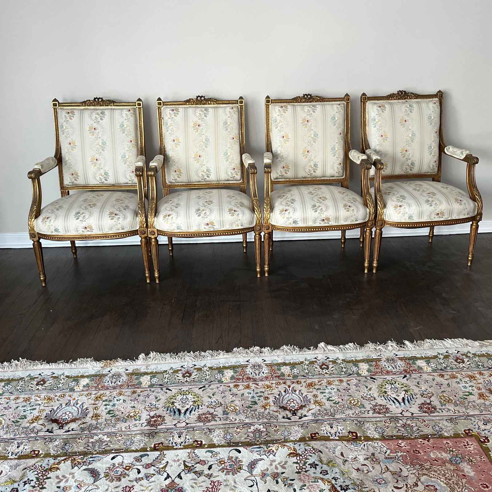 Antique 19th Century 5-Piece Salon Set - 6