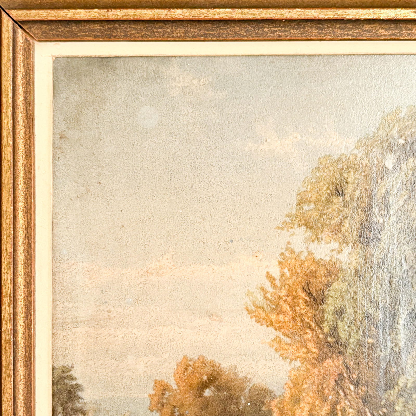 Alfred Thompson Bricher "Early Autumn on Esopus Creek" Framed Chromolithograph, 1871 L Prang & Co Pu - 6
