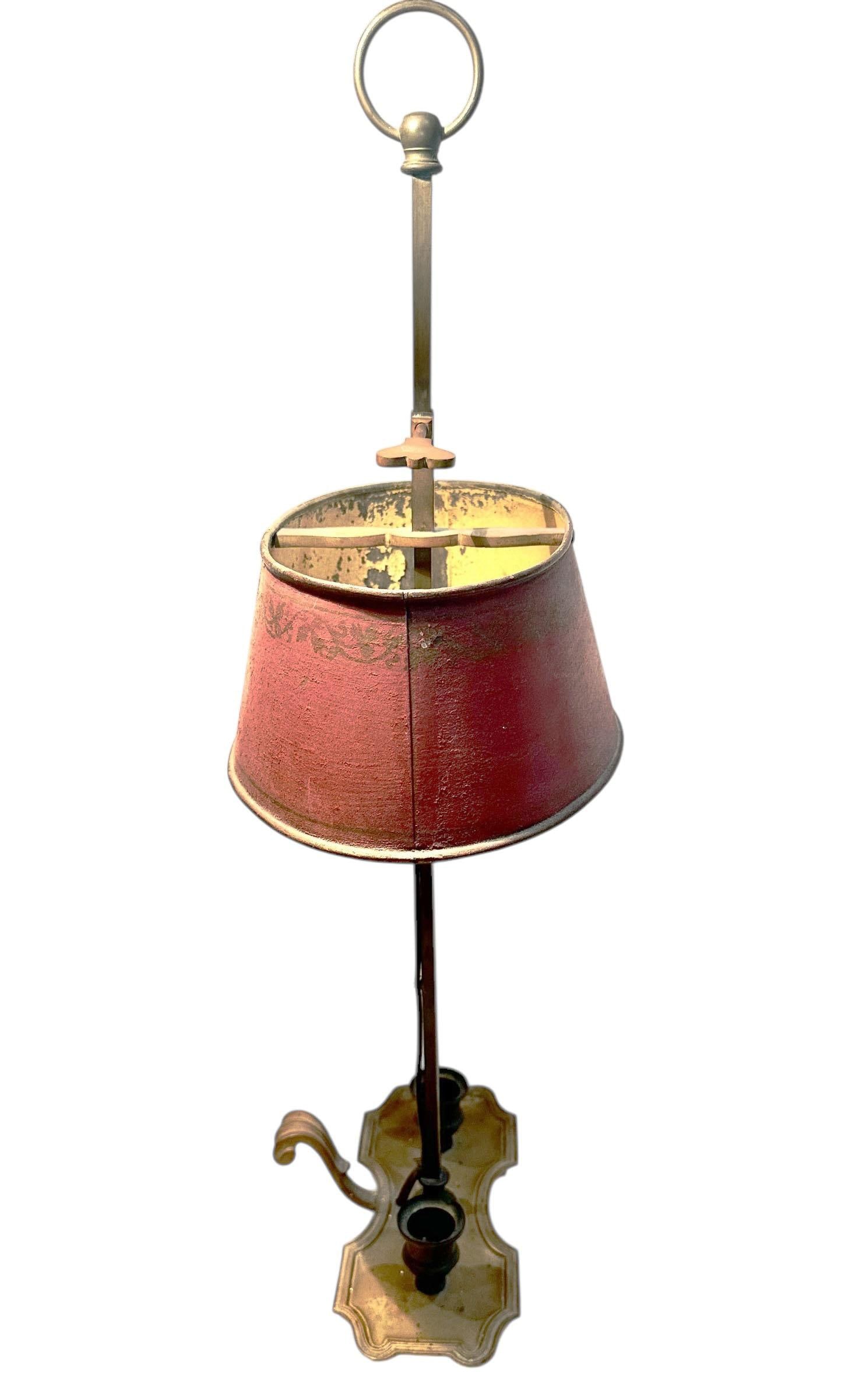 19th Century Early Napoleon III French Bouillotte Lamp - 3