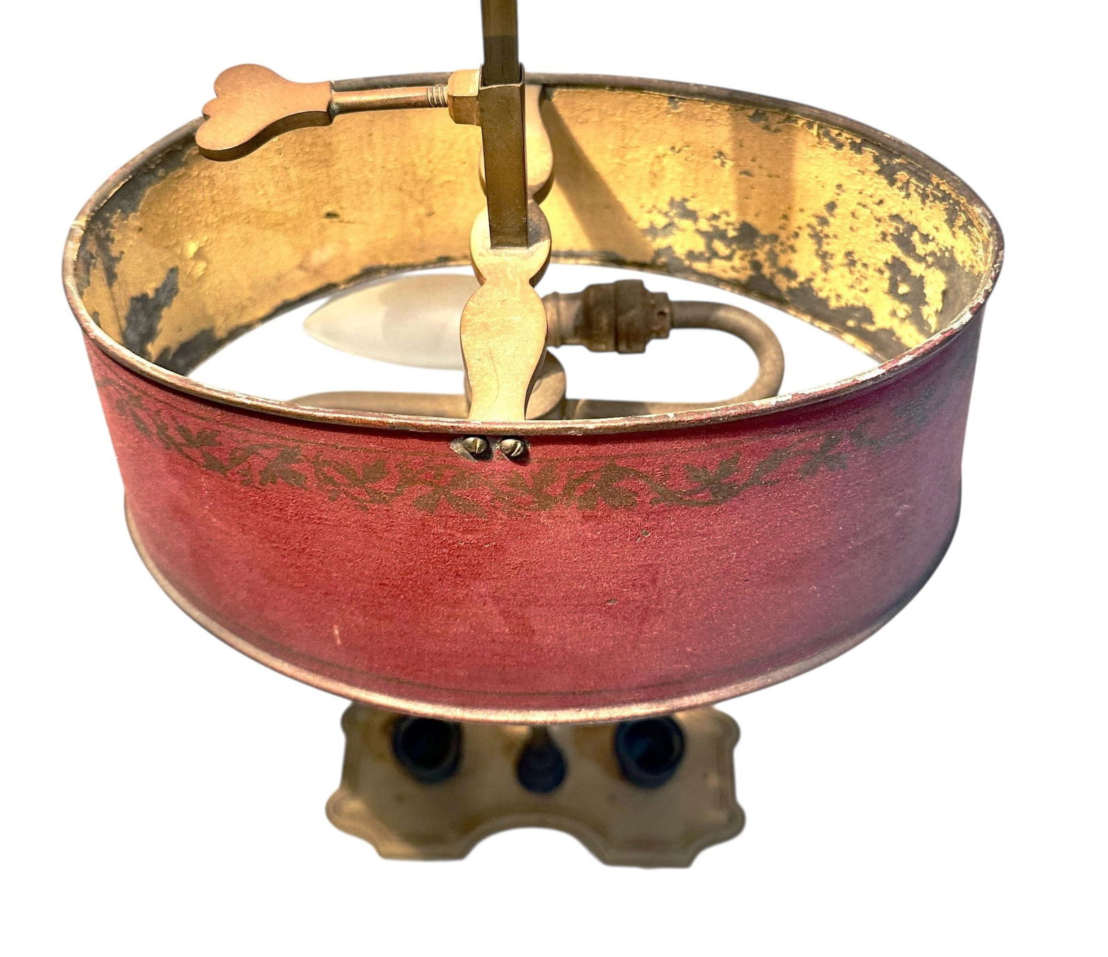 19th Century Early Napoleon III French Bouillotte Lamp - 5