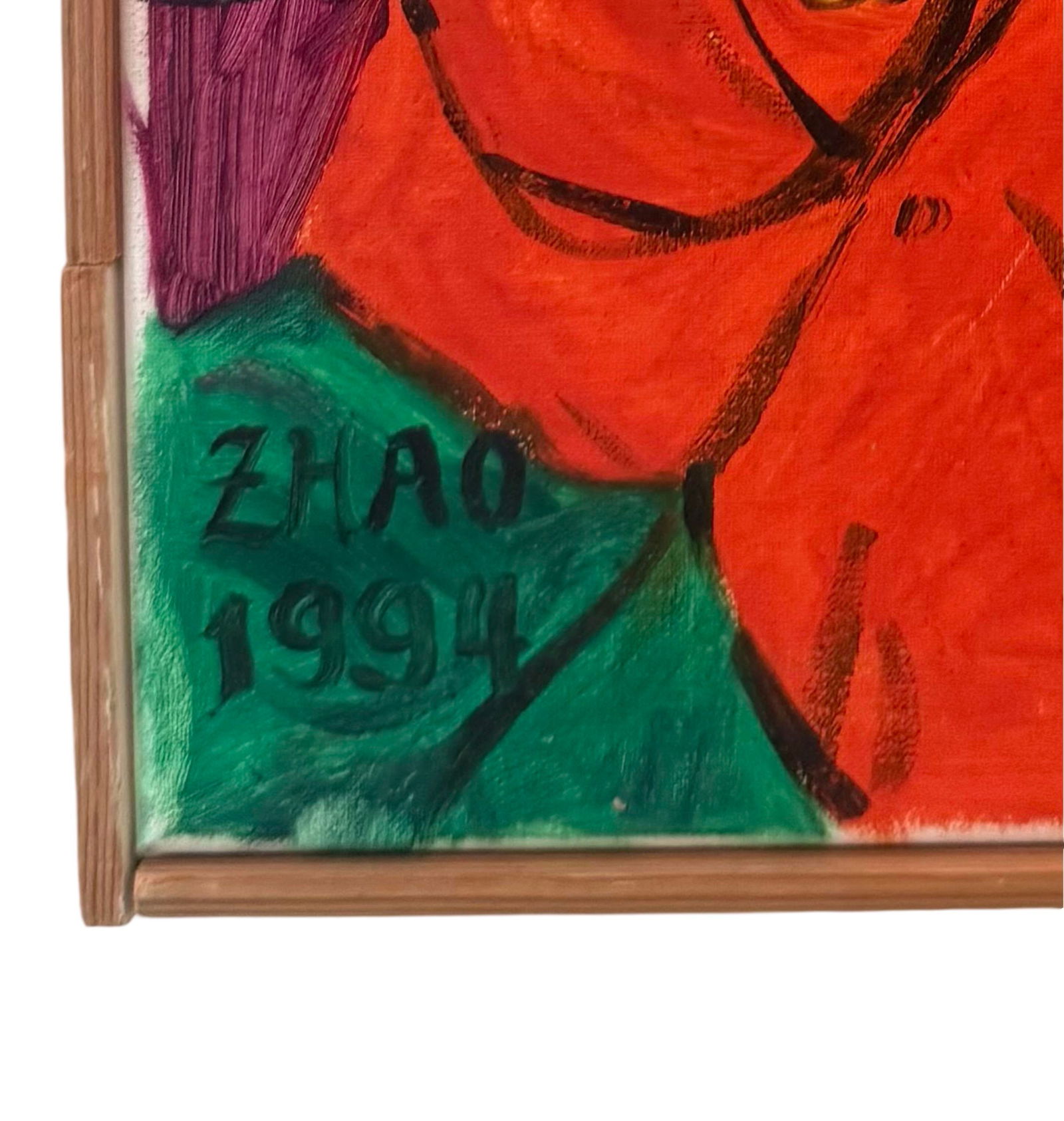 "Applause" - Expressive Contemporary Figurative Painting by Zhao, 1994 - 4