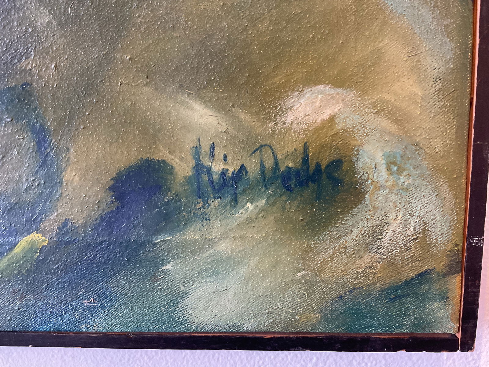 Lush Kip Doyle Oil on Linen Landscape 1971 - 5