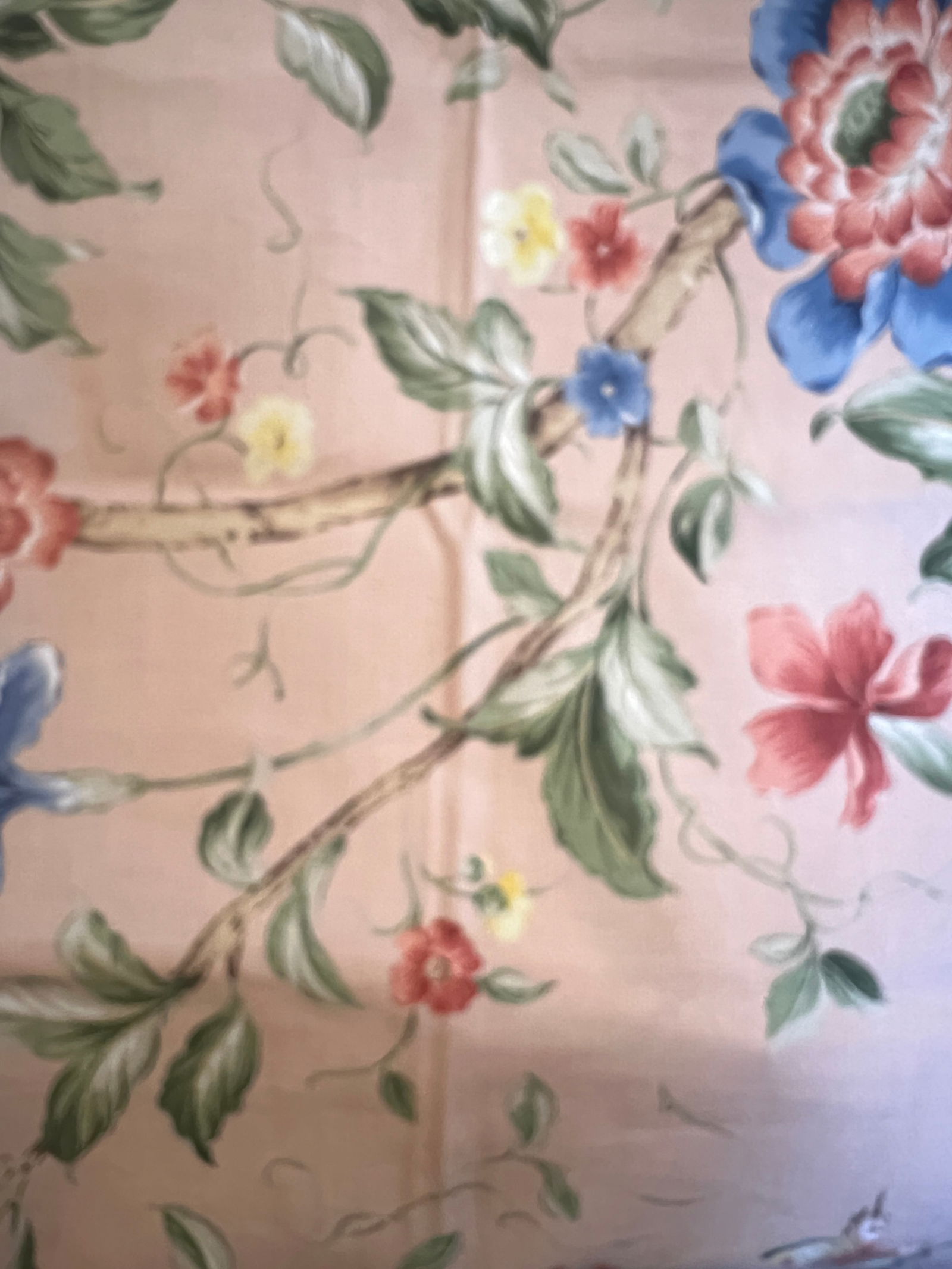 Vintage Scalamandre Floral Print Fabric - 3