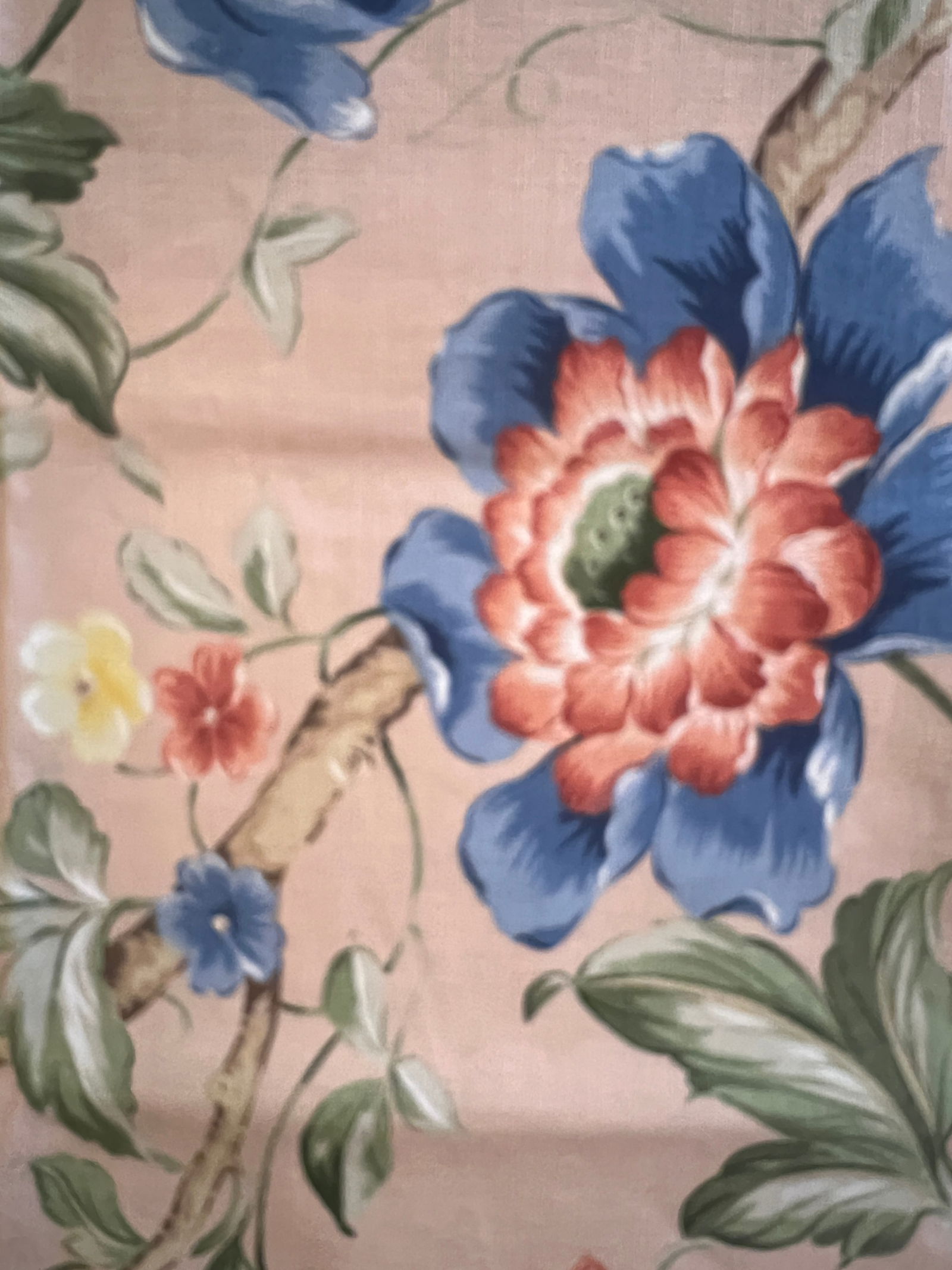 Vintage Scalamandre Floral Print Fabric - 5