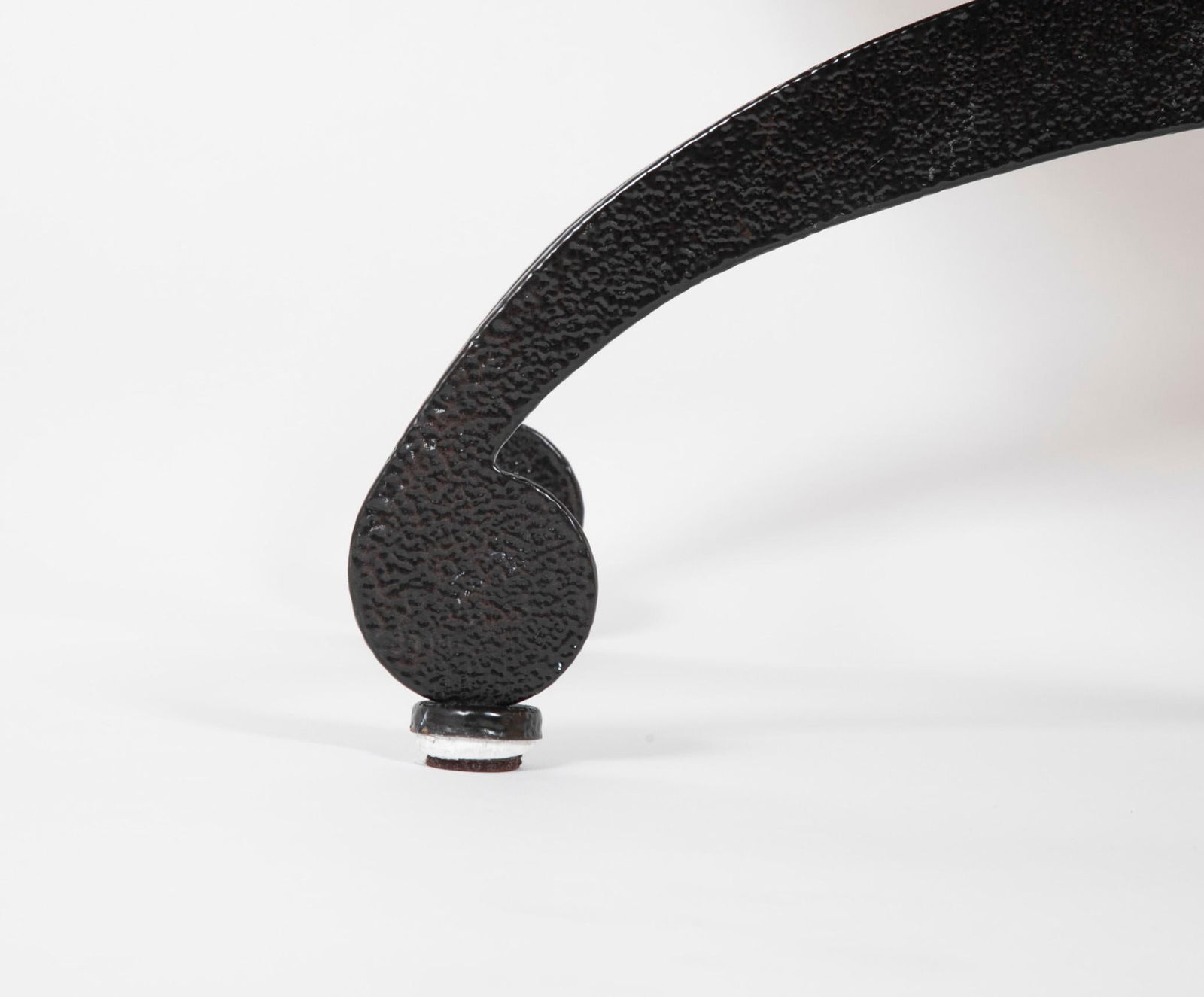 Pair Regency Style Steel Upholstered X-Stools - 5