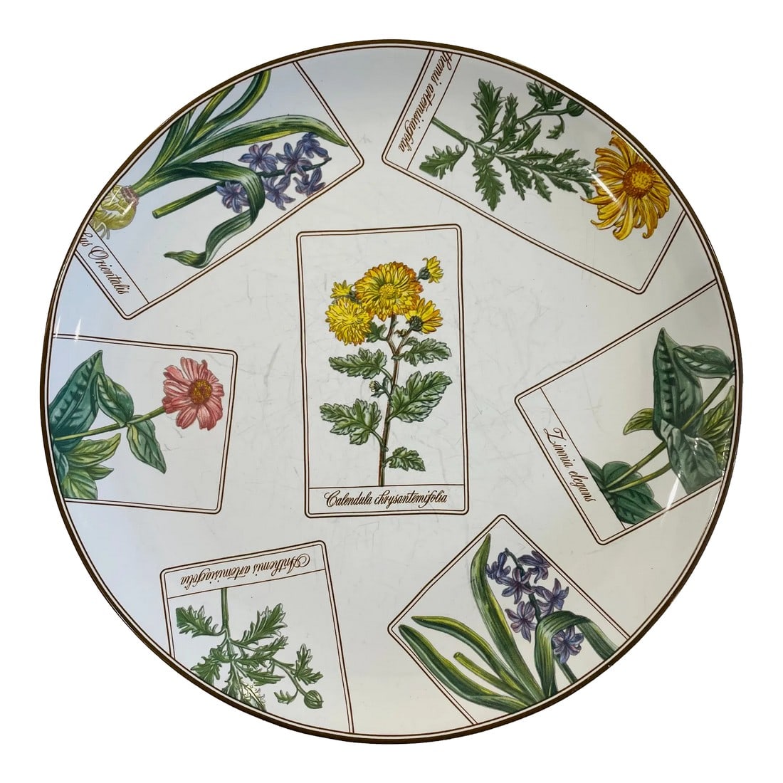 Discontinued Tiffany "Botanical" Plate - 1996 (1 of 5)