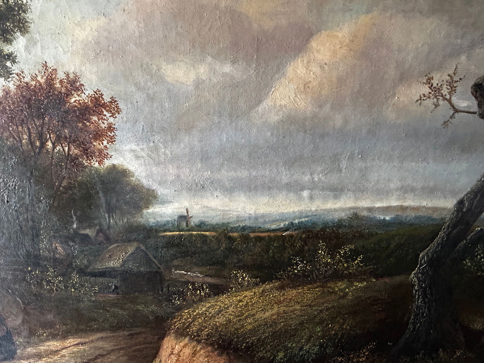 Late 19th Century Joseph Thors Antique Original Oil Painting, English Landscape Woodland Path - 7