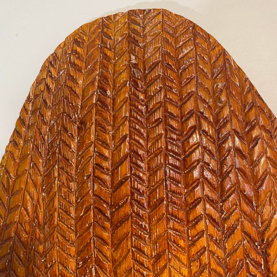 1960s Original Kentucky Folk Art Napoleon Wood Carving Primitive Wall Sculpture Americana - 8