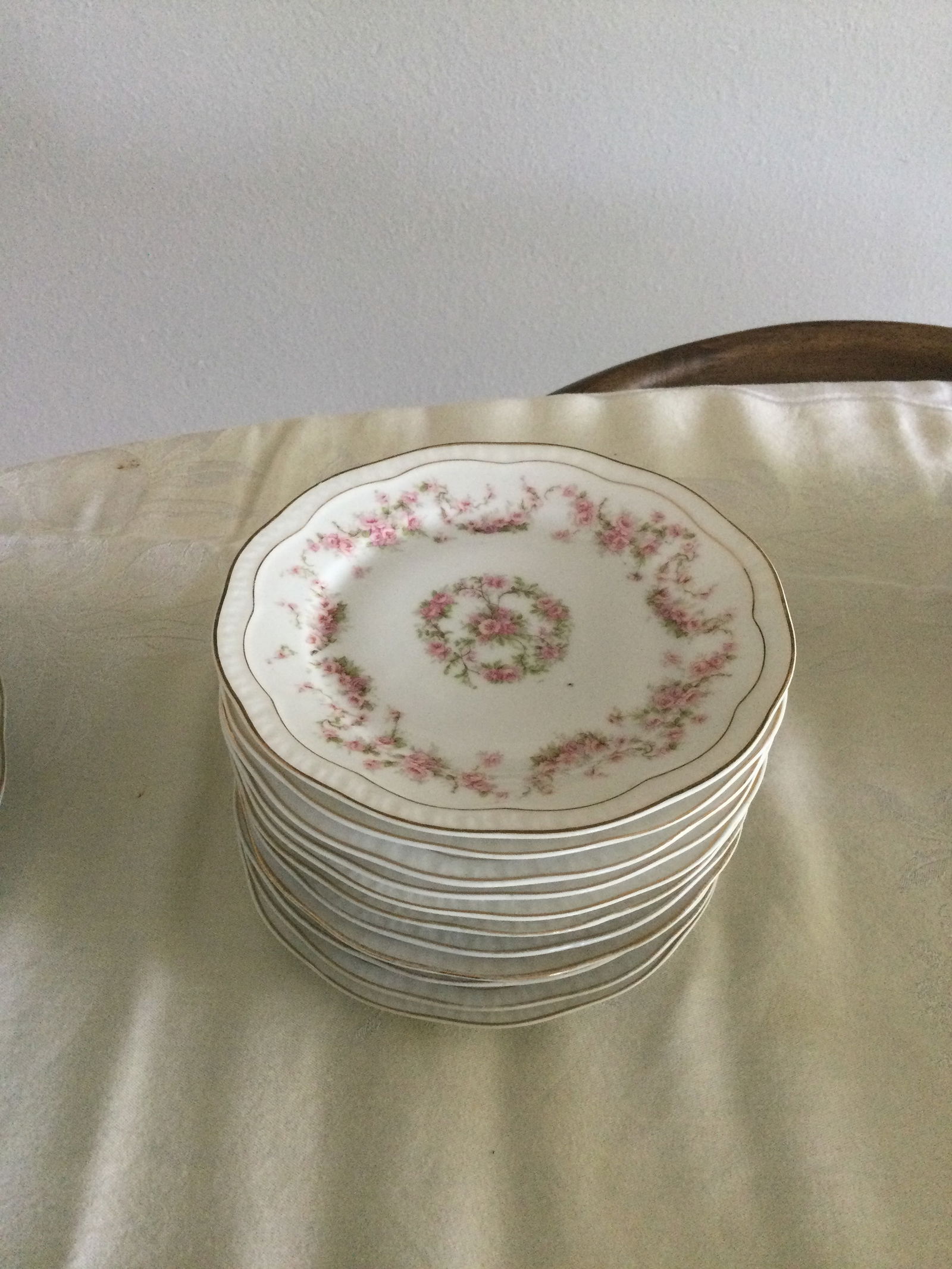 Antique Collectible Circa Late 1800's Orleans Z. S. & Co. Bavaria Germany Chic Roses 85 Pieces Dinne - 5