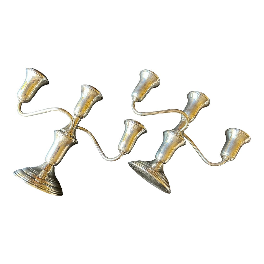 1960s Heirloom Reed and Barton Francis Sterling Silver Candleabra, a Pair (1 of 7)