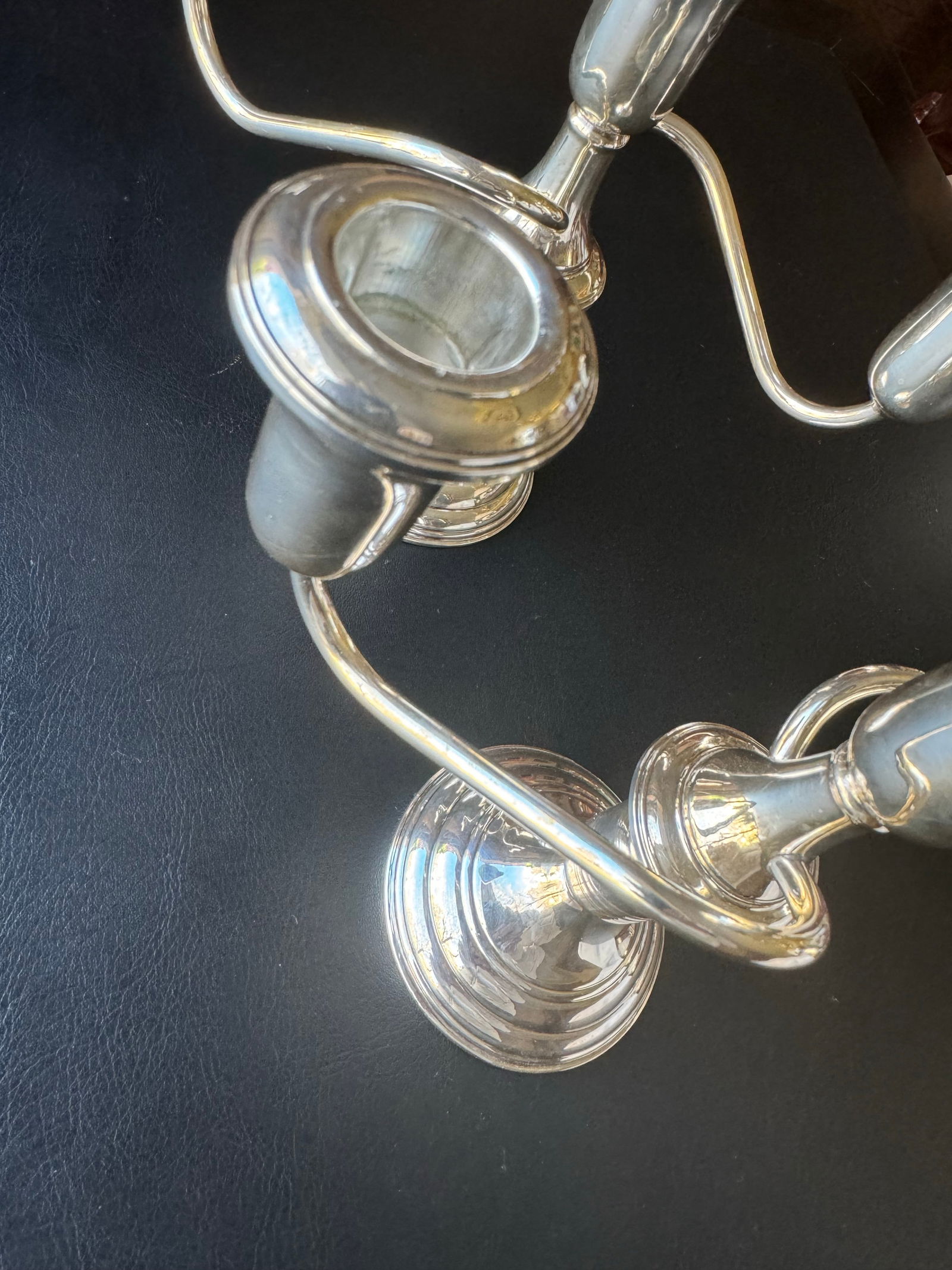 1960s Heirloom Reed and Barton Francis Sterling Silver Candleabra, a Pair - 2