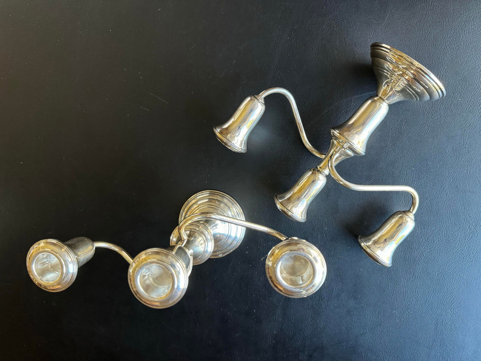 1960s Heirloom Reed and Barton Francis Sterling Silver Candleabra, a Pair - 3