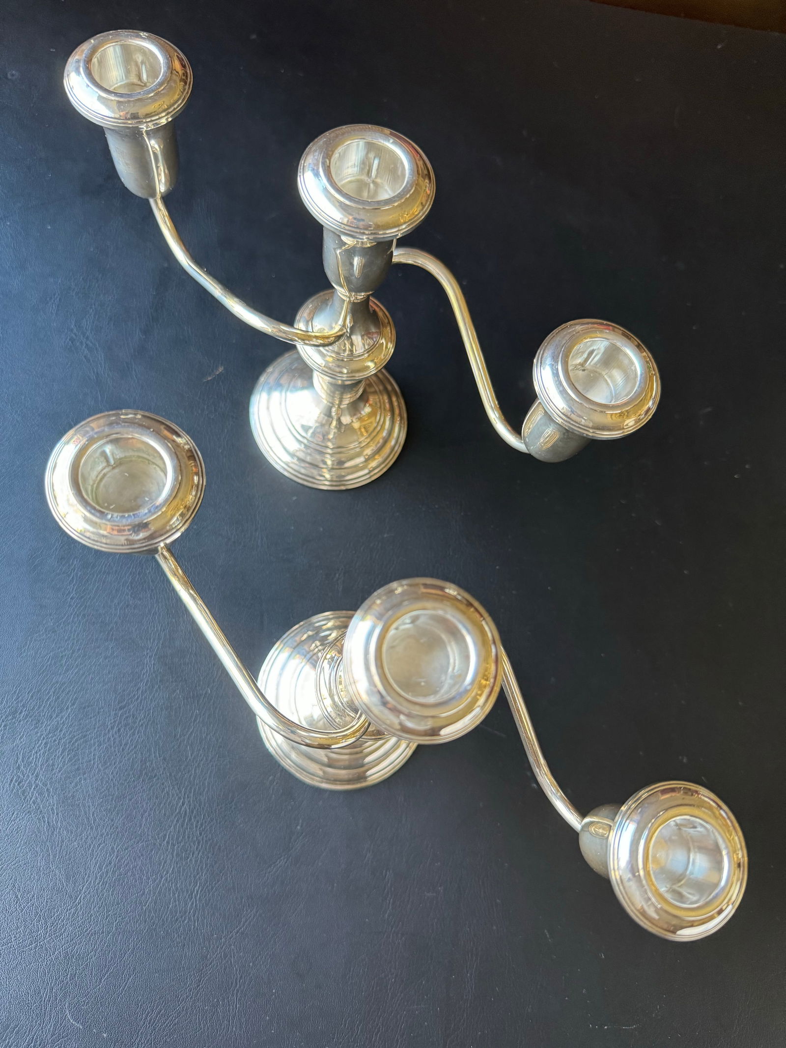 1960s Heirloom Reed and Barton Francis Sterling Silver Candleabra, a Pair - 6