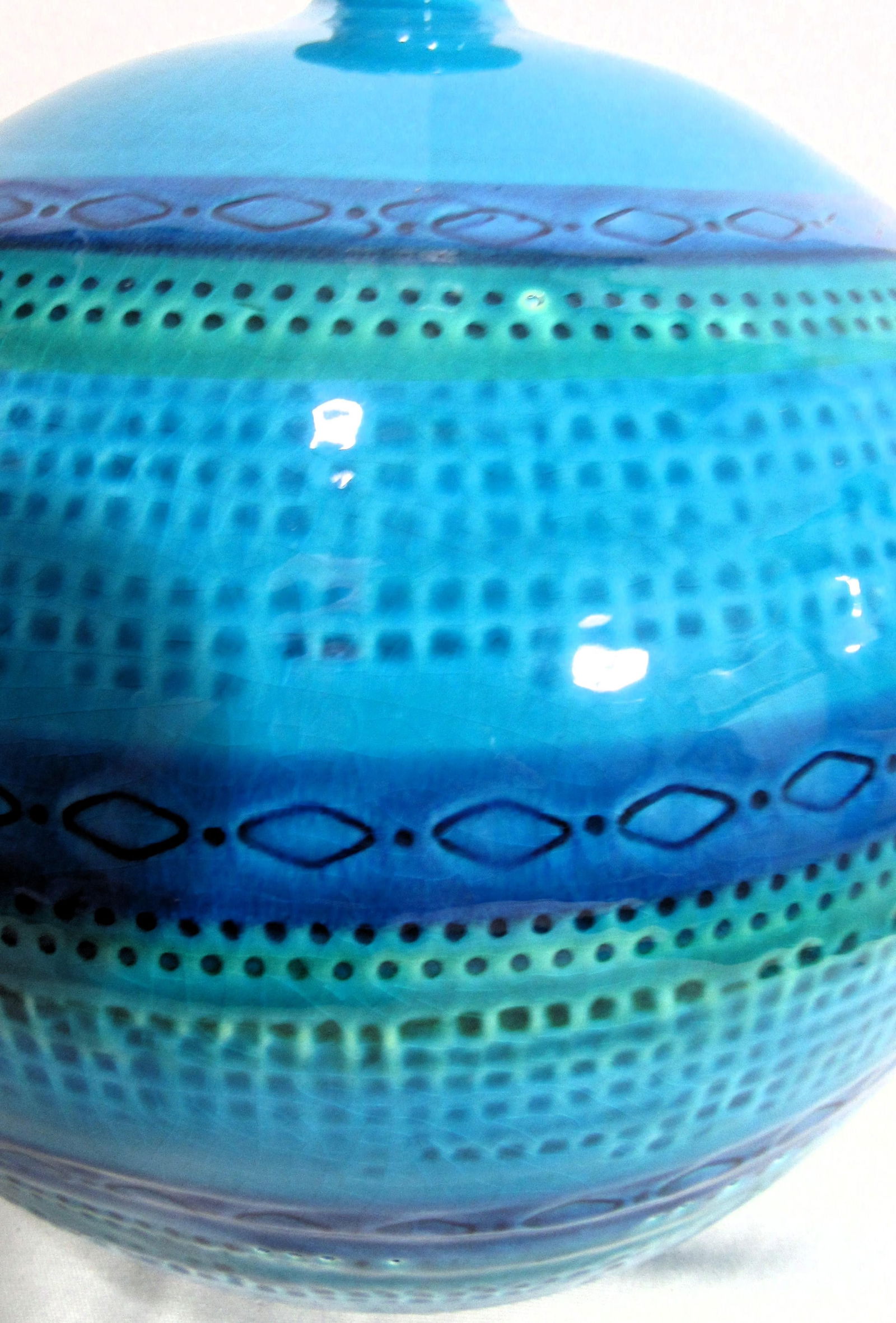 Mid 20th Century Italian Ceramiche Tadinate Studio Pottery Vase Jug - 5