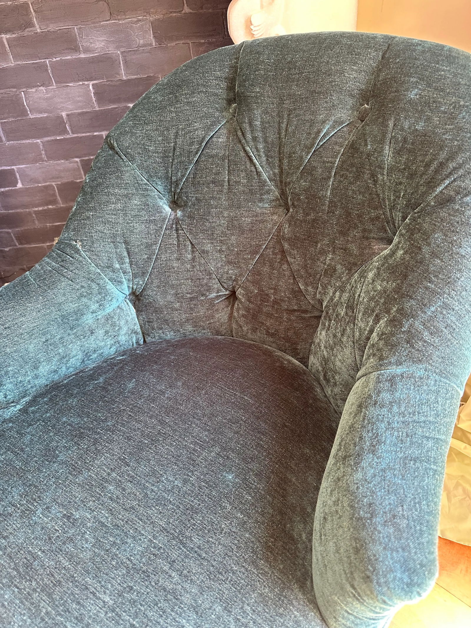 Emerald Green Chaise Longue - 6