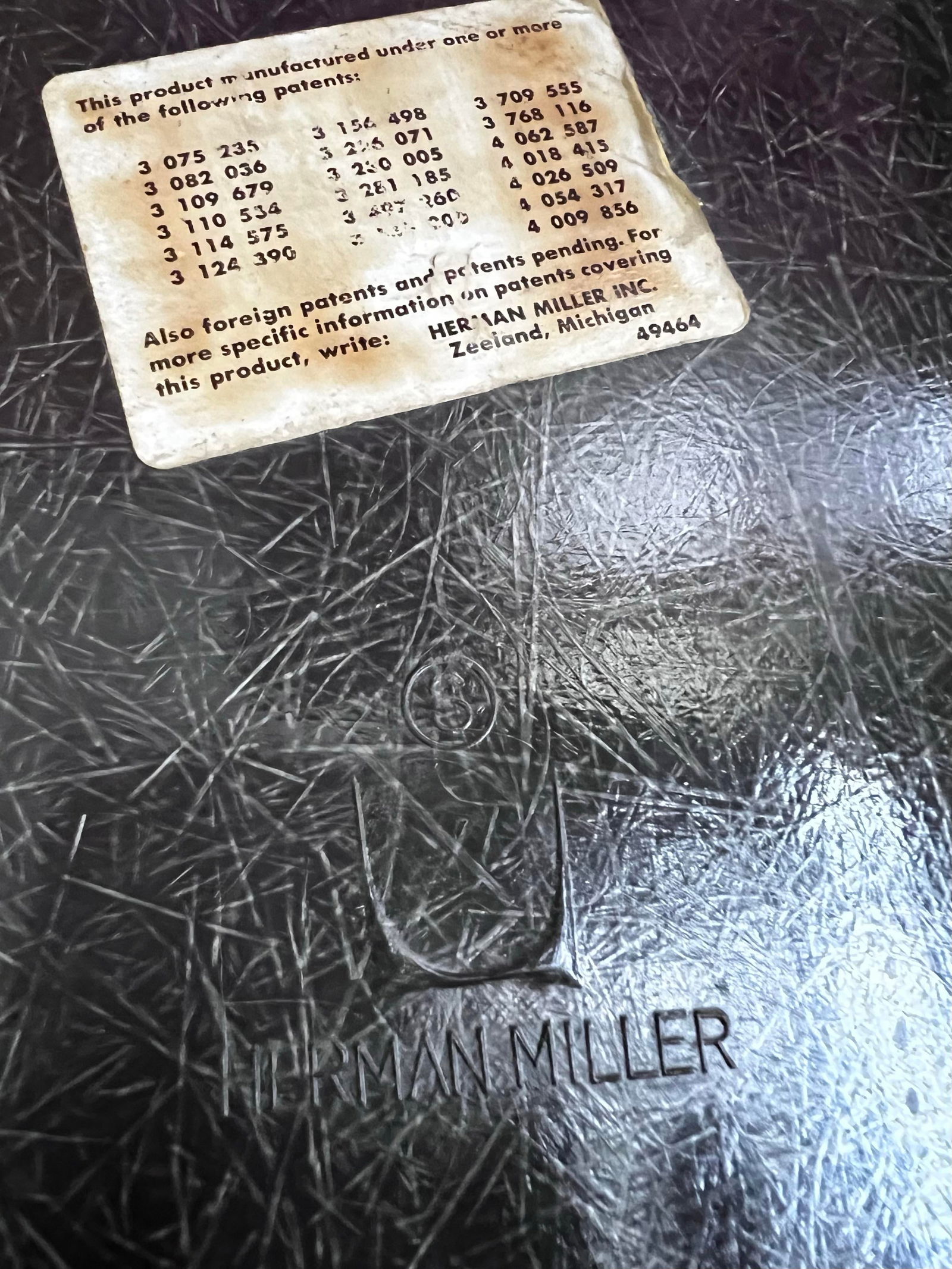 1960s Early Eames Elephant Hide Black Dining Chairs for Herman Miller - Set of 4 - 5