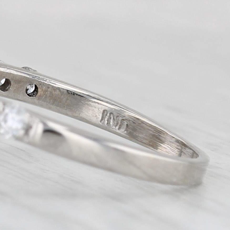 3.25ctw Round Diamond Halo Engagement Ring 14k White Gold Size 7 Gia - 2