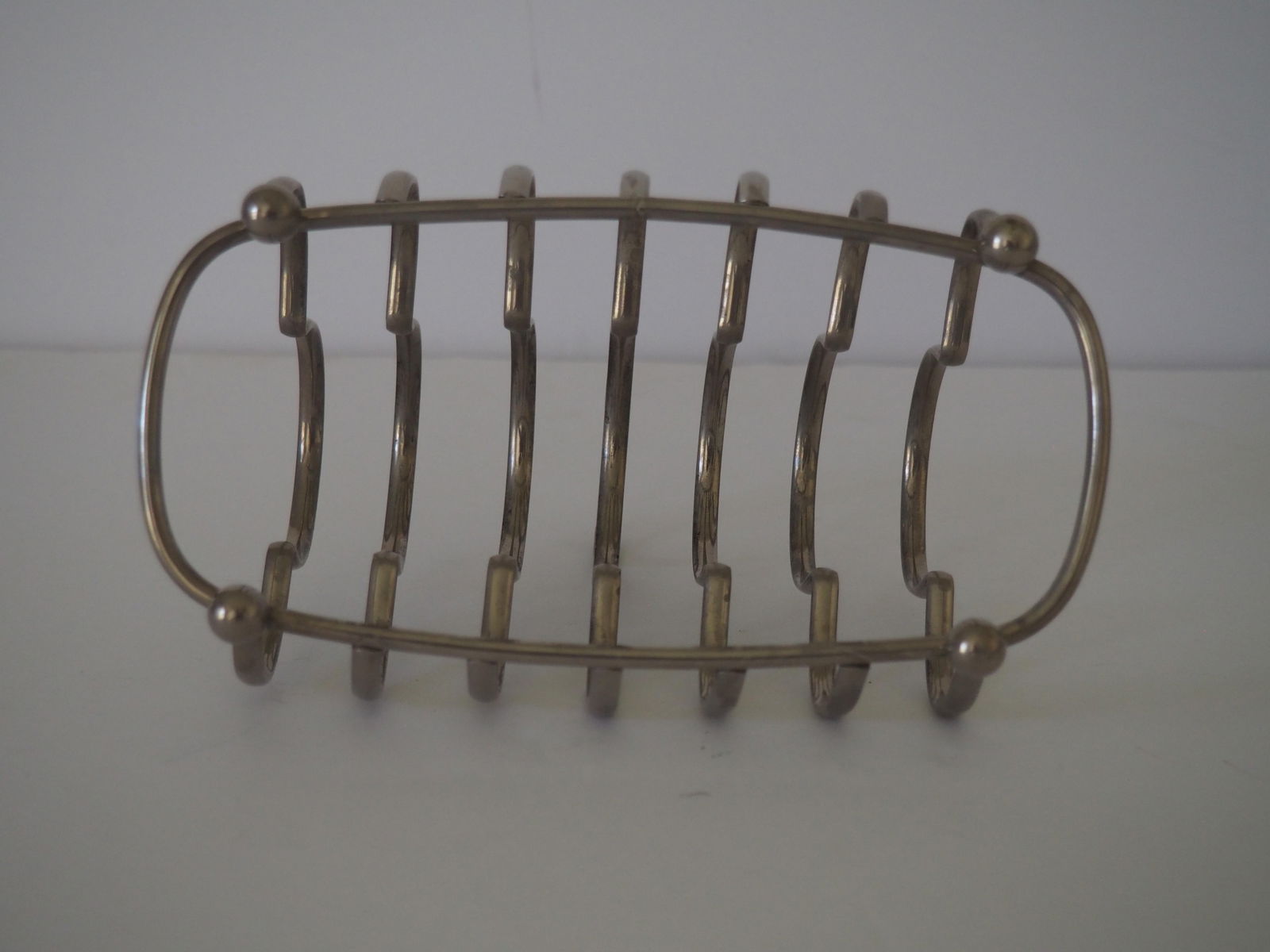 Vintage Silver Plate Toast Rack - 4