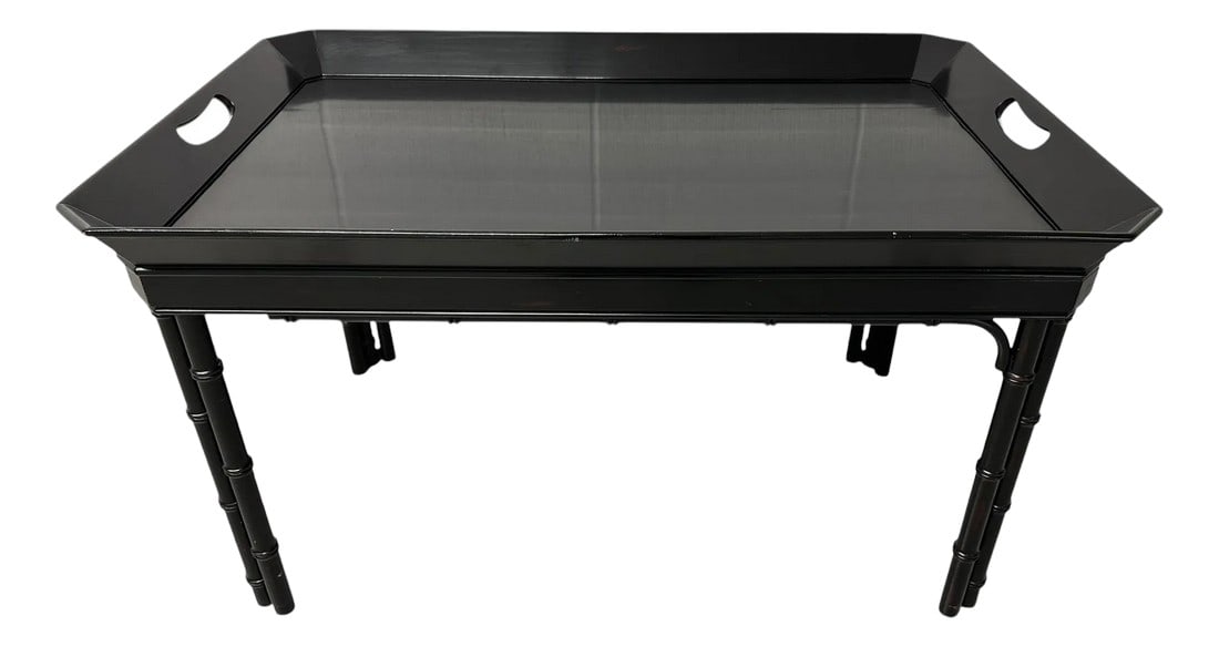 Baker Faux Bamboo Tray Table (1 of 9)