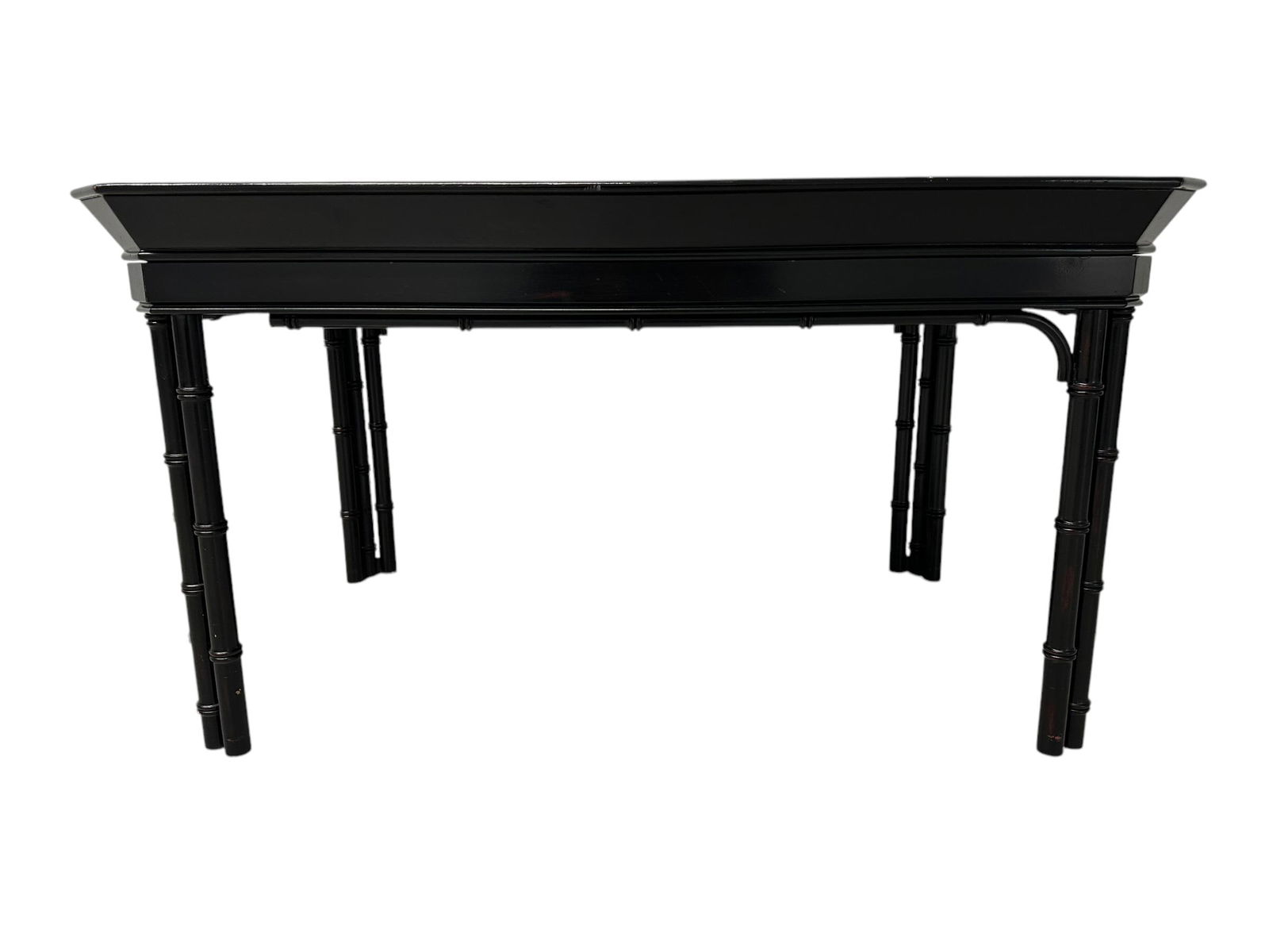 Baker Faux Bamboo Tray Table - 3