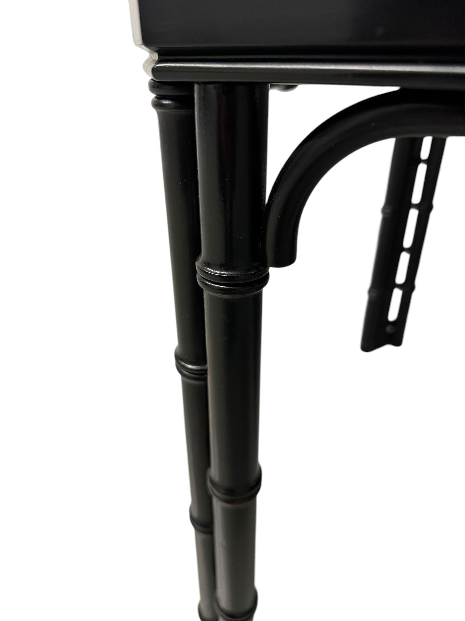 Baker Faux Bamboo Tray Table - 7