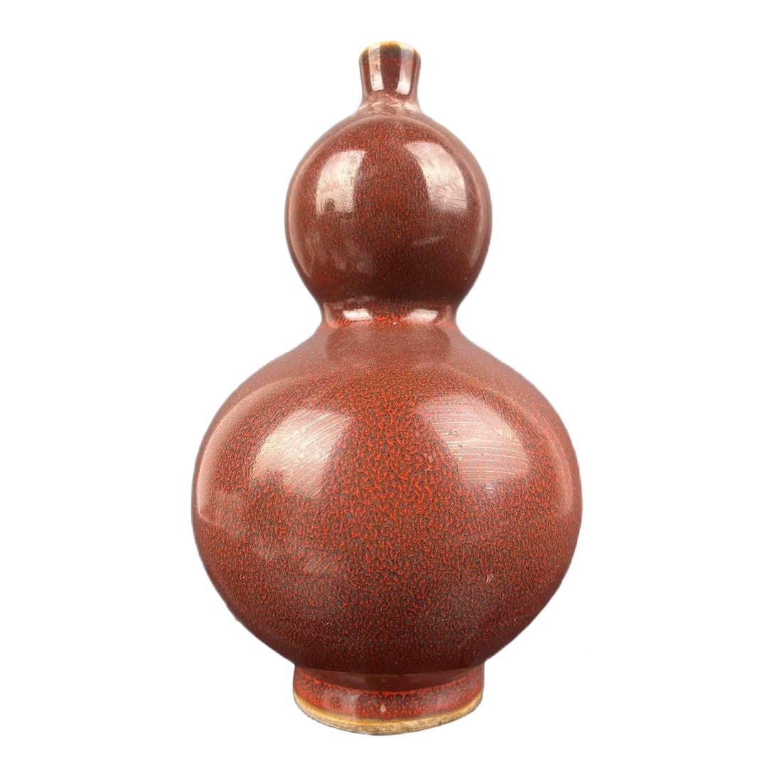Antique Chinese Porcelain Qing Dynasty Kangxi Marked FlambÃ© Glaze Porcelain Double-Gourd: H-16.5cmï¼ŒW-10cm. Experience the elegance and beauty of Chinese porcelain with our Chinese Vintage Porcelain Vase. This exquisite vase is from the Qing Dynasty and features a Kangxi