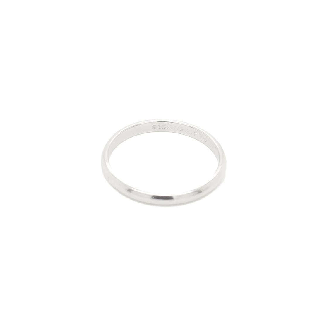 Tiffany & Co. Platinum Band Ring - 9