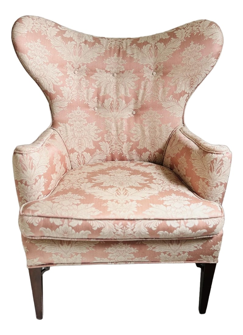 1940s Vintage American Butterfly Wingback Armchair (1 of 8)