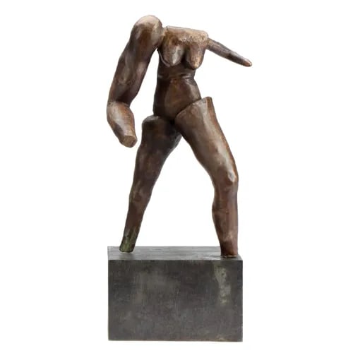 Bionic Woman Solid Bronze Sculpture - 3