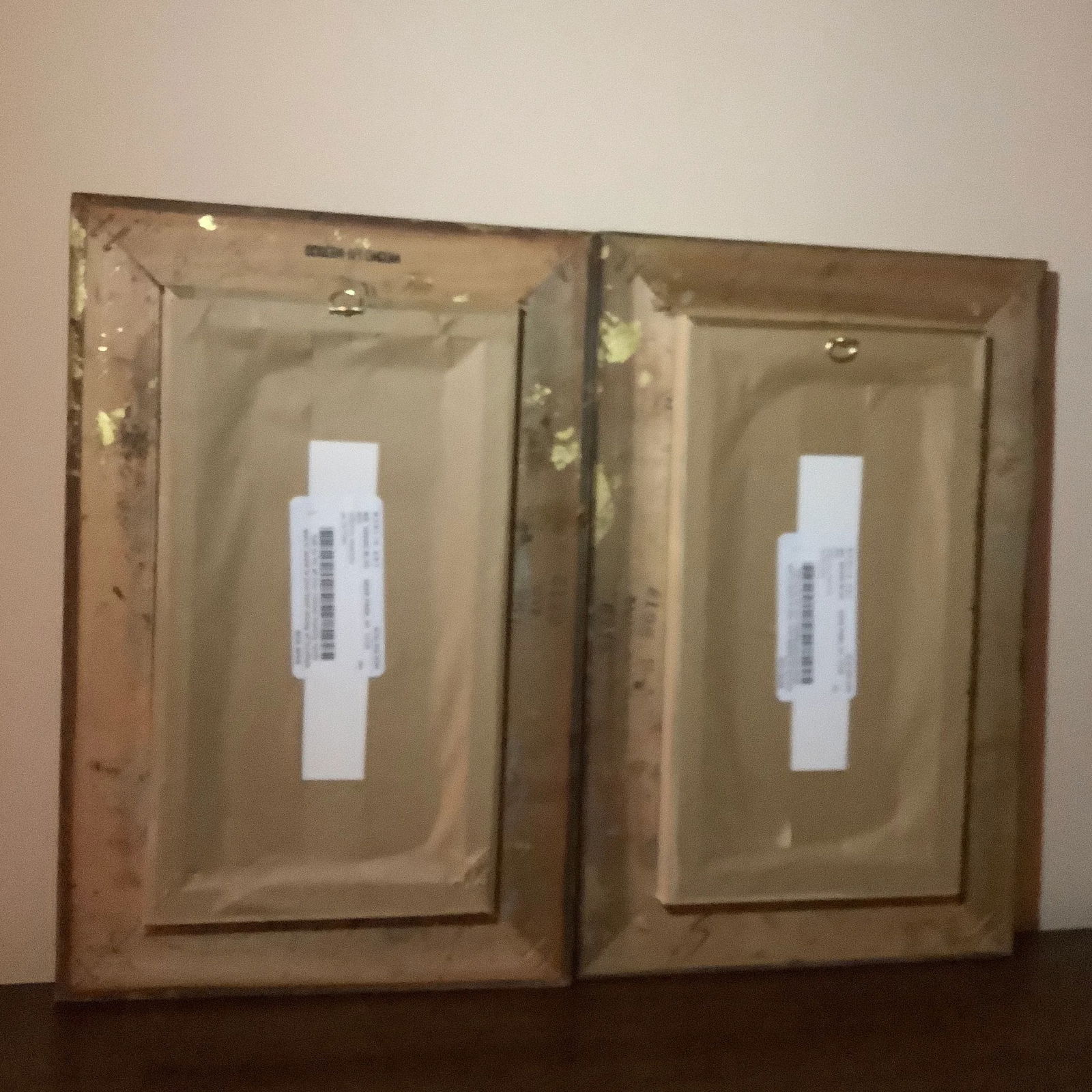 Custom Framed Oriental Princesses Oil on Cork - a Pair - 8