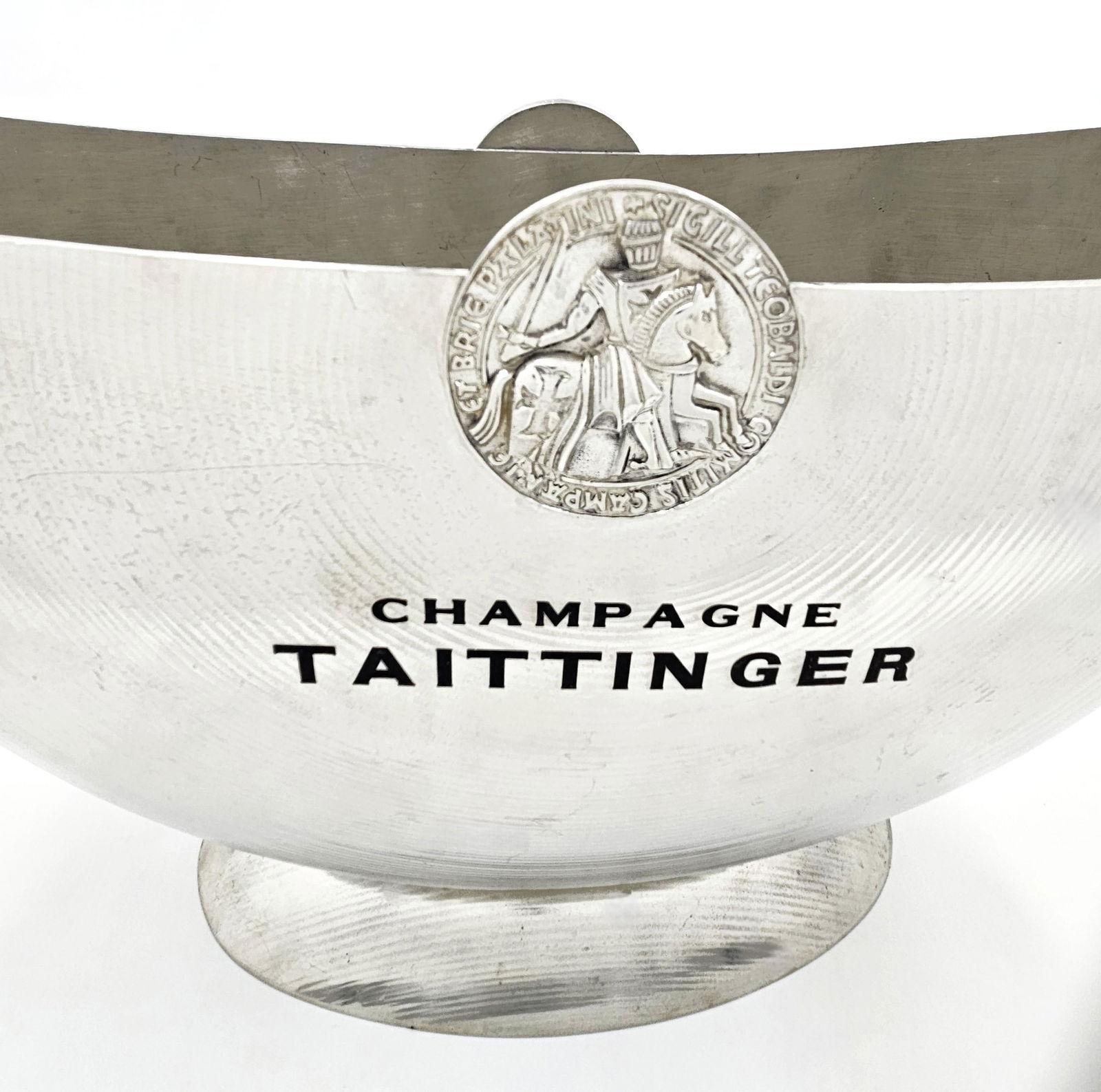 Taittinger DBL Magnum Pewter Champagne Cooler by Orfevrerie France, 1980s - 5